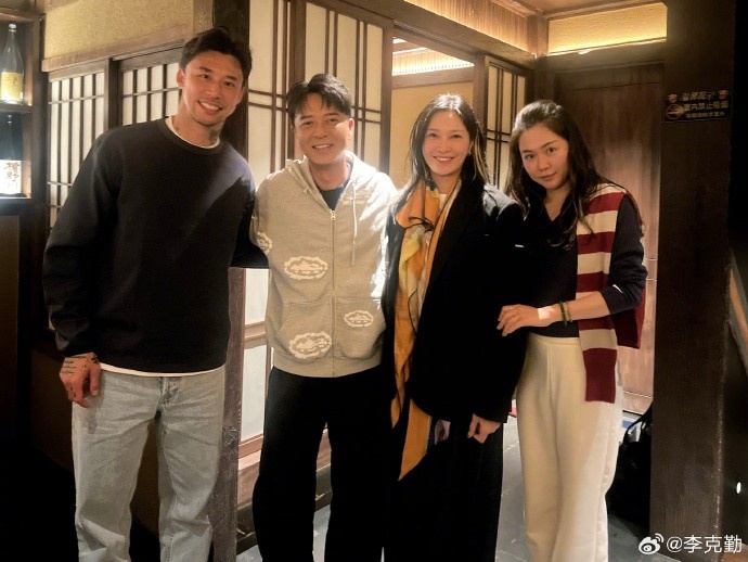 李克勤上海工作间隙会张琳芃：合影忆恒大岁月